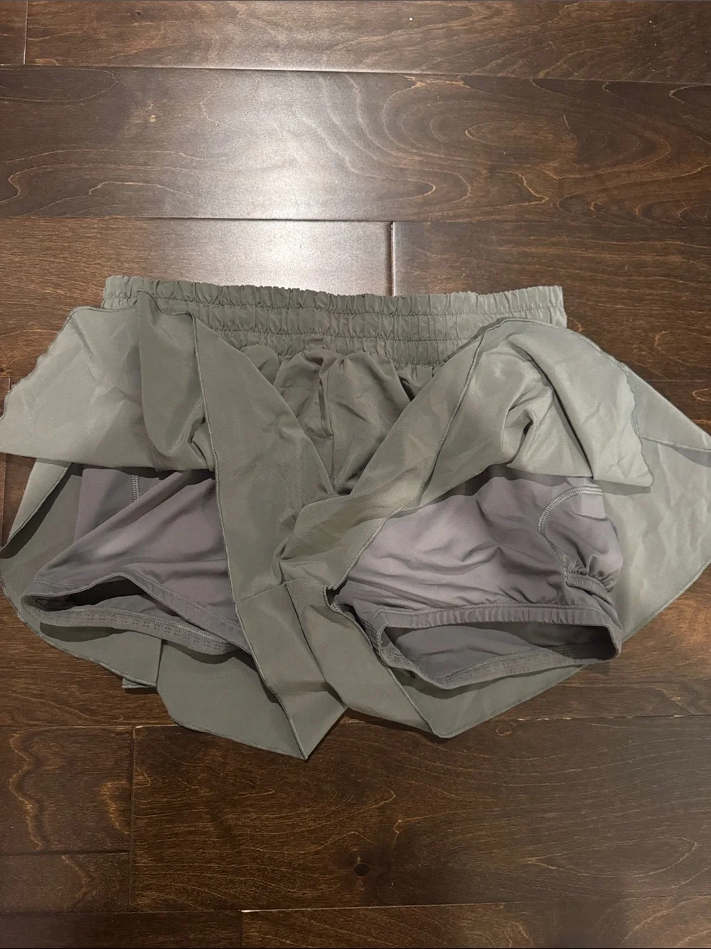 CRZ YOGA Olive Green Women’s Athletic Shorts